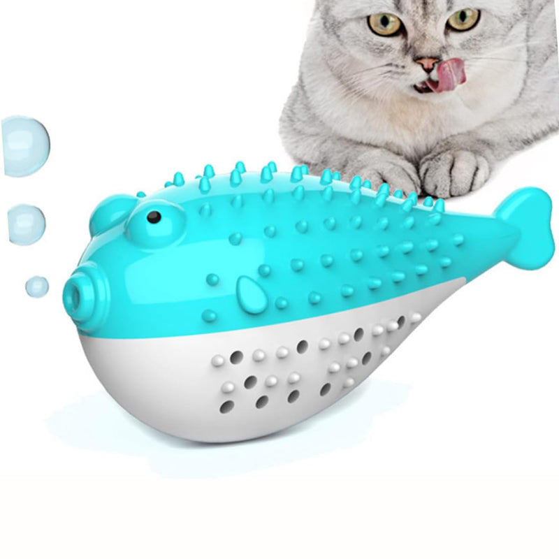 Mint Silicone Cat Chew and Teaser Toy for Cats and Kittens