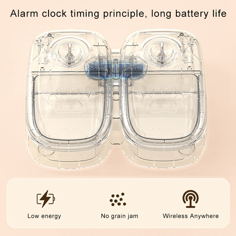 Smart Automatic Pet Feeder with Stainless Steel Bowl for Cats and Dogs