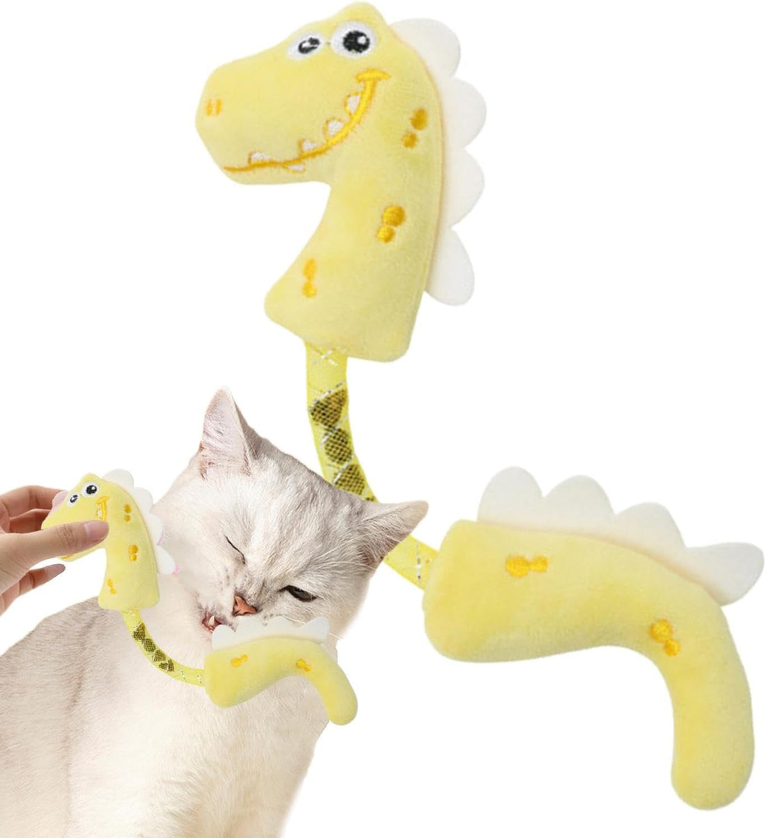 Interactive Cat Chew and Kicker Toy with Catnip Rope for Teeth Cleaning