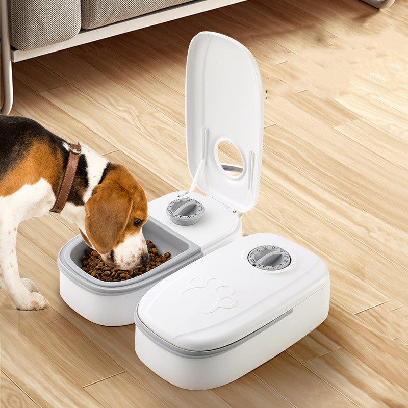 Smart Automatic Pet Feeder with Stainless Steel Bowl for Cats and Dogs